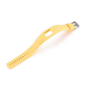 Correa de repuesto de silicona vista detallada para accesorio de pulsera inteligente