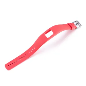 Correa de repuesto de silicona para pulsera de actividad, brazalete suave con hebilla.