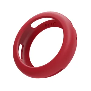 Rote Silikon Schutzhülle Detail für Smartwatch, langlebiges weiches Cover Zubehör, präzise