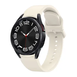 Correa de silicona de repuesto compatible con Samsung Galaxy Watch 6, cómoda y duradera.