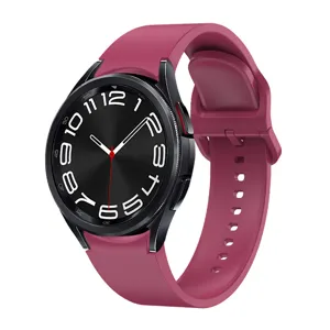 Correa de repuesto de silicona para reloj inteligente, banda suave impermeable de liberacion rapida.