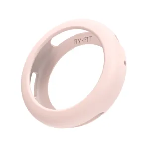 Silikon Schutzhülle Detailansicht, weiche rosa Uhrenabdeckung, präziser Ausschnitt, Zubehör