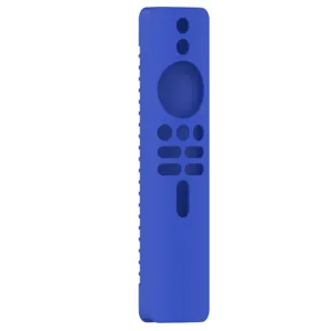 Blaue Silikon Fernbedienung Schutzhülle, staubdichte Anti-Sturz Abdeckung Detailansicht.