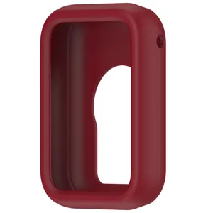 Vista detallada de la funda protectora de silicona, diseño antichoque para pulsera