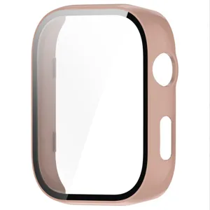 Duurzaam hard PC beschermhoesje met gehard glas schermbeveiliging voor de Redmi Watch 6.