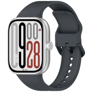 Silicone replacement strap for Redmi Watch 6 and Watch 5 eSIM smart sports watch detail view.