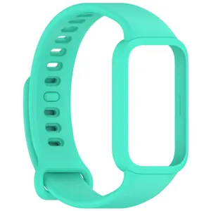 Mintgrünes Silikon Ersatzarmband für Smartband, angenehm hautfreundlich, flexibel und langlebig.