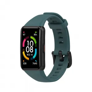 Correa de repuesto de TPU silicona y pulsera inteligente de actividad con pantalla digital.