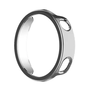 Smartwatch beschermhoes, PC hardcase met metalen afwerking voor ronde smartwatch wijzerplaten.