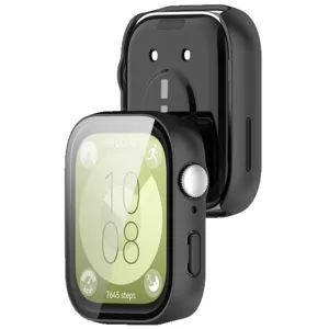 TPU Beschermhoes Met Gehard Glas Screen Protector Voor Huawei Watch Fit 4 All-Inclusive Valbestendige Horlogehoes