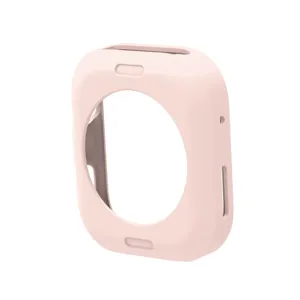 Custodia protettiva in silicone compatibile con Huawei Watch Fit 4, cover morbida rosa