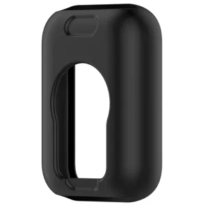 Vista detallada de funda protectora de silicona, cubierta antichoque para pulsera inteligente.