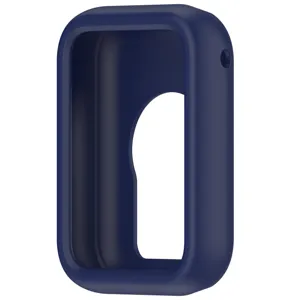 Funda protectora de silicona azul oscuro para smart band, accesorio anticaída completo.