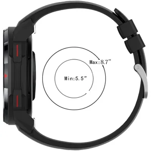 Correa de Repuesto de Silicona para Reloj Inteligente Impermeable Suave Deportivo Accesorios de Reloj