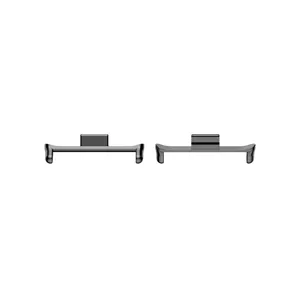 Metal watch strap connector adapter replacement parts for smart watch bands, durable accessories.