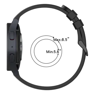 Universal Silicone Replacement Watch Band Strap Soft Waterproof Wristband For Smartwatch Watch Accessories
