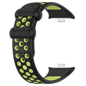 Bracelet de montre de sport en silicone de rechange avec trous respirants pour montres.
