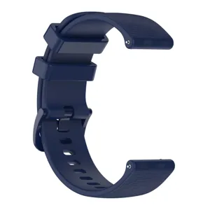 Silicone watch strap detail, carbon fiber texture, durable replacement band with buckle.