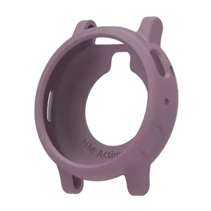 Silicone watch protective case detail, durable soft bumper cover with precise cutouts for daily use.