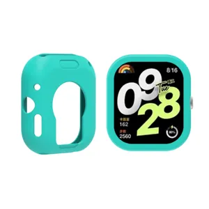 Silikon-Schutzhülle Detail für Redmi Watch 5, stoßfestes flexibles Design mit präzisen Ausschnitten.