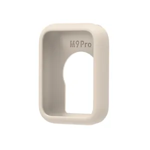 Silicone protective case for Xiaomi Band 9 Pro, soft anti-drop replacement housing cover.