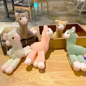 Cute plush alpaca keychain doll bag pendant fluffy cute animal toy gift accessories key ring