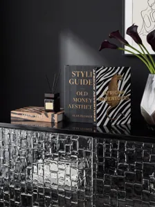 Luxury decorative fake book prop modern fashion magazine style for coffee table home decor