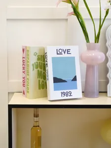 Ins cream style decorative fake books set modern aesthetic photo prop home shelf ornaments