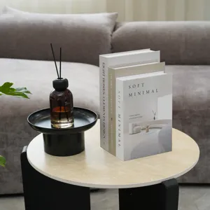 Modern minimalist decorative book box for living room interior design home decor display.