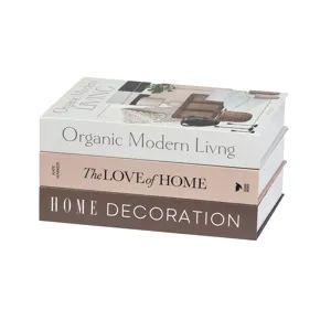 Nordic minimalist decorative simulation book set coffee table display box modern home hotel decor prop