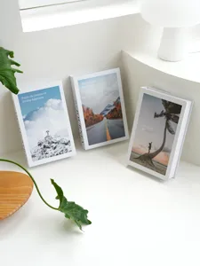 Decorative fake book set with inspirational English quotes, modern home decor simulation books.
