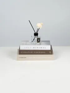 Set di libri decorativi nordici minimalisti con diffusore di aroma elegante accessorio da scrivania