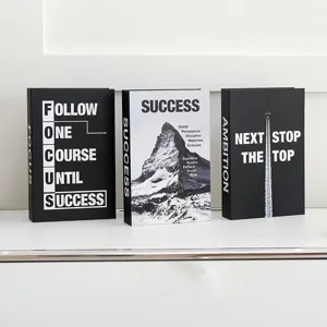 Modern Minimalist Decorative Fake Book Ornament Foldable Simulation Book Model For Office Coffee Table Home Decor