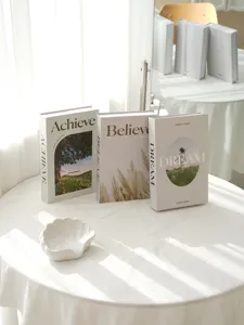 Modern minimalist decorative simulation books fake book ornaments for home desktop office decor