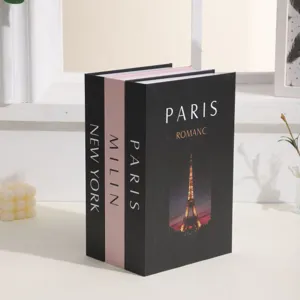 Decorative fake books set modern minimalist style coffee table bookshelf display ornament model