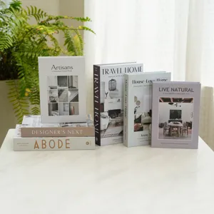 Set di libri finti decorativi per tavolino da caffè arredamento moderno mensola