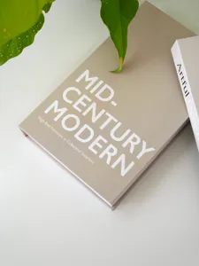 Decorative fake book prop for coffee table, modern minimalist style interior display book.