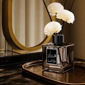Aromatherapie Raumduft Set Heim Lufterfrischer Langanhaltend Rattan Blume Flasche Duftöl Innenbereich Deodorant Geschenk