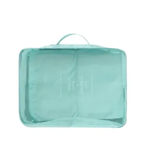 Travel Storage Bag Luggage Organizer Packing Cubes Waterproof Fabric Clothes Sorting Bag Portable Travel Essentials