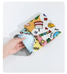 Portable self-adhesive magic wrapping cloth for camera lens and daily storage items.