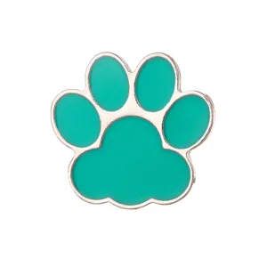 Cute cat paw enamel brooch pin alloy badge anti-exposure clothing accessory for daily wear.