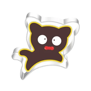 Stampo per Biscotti in Acciaio Inossidabile Tagliabiscotti Forma di Cravatta Orsetto Gatto Utensile da Forno DIY Cucina