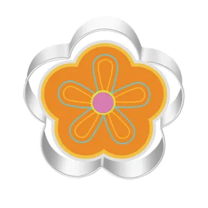 Stainless steel plum blossom cookie cutter fondant cake decorating mold main image white background