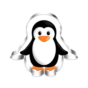 Edelstahl Pinguin Keksausstecher Süße Tier Plätzchenform Fondant Gebäck Backwerkzeug DIY Küchenhelfer