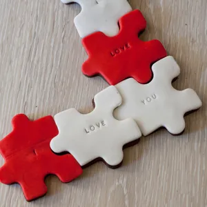 Stainless Steel Jigsaw Puzzle Cookie Cutter Fondant Mold Baking Tool Biscuit Pastry Mold Kitchen Baking Accessory