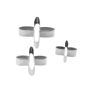 Dettagli set stampini per biscotti pasta di zucchero in acciaio inox fiore forsythia
