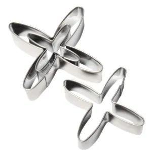 Stainless steel forsythia flower petal cookie cutter fondant cake decorating baking mold