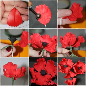 Guida dettagliata passo dopo passo sulla creazione di fiori in pasta di zucchero per dolci.