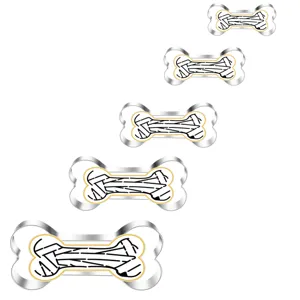 Stainless Steel Bone Cookie Cutter Set DIY Baking Mold Kitchen Tool For Pastry Biscuit Cake Decorating