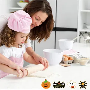 Stainless steel Halloween cookie cutter set DIY baking mold for festive holiday party treats.